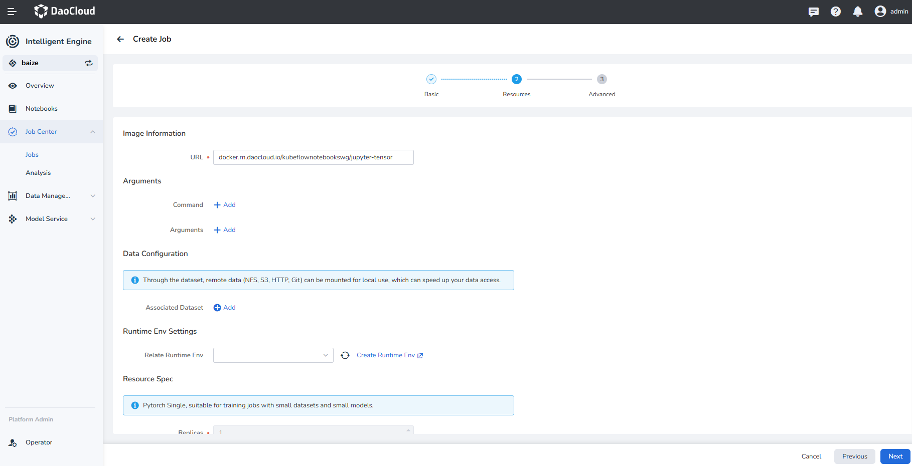 Resource config